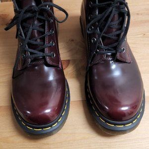 Dr. Martens Dark Red Combat Boots